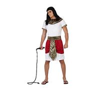 Atosa Déguisement égyptien de pharaon rouge pour homme