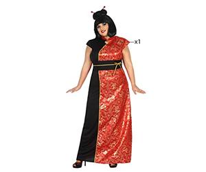 Atosa Déguisement Femme Chinoise Rouge
