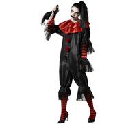 Atosa Déguisement Femme Clown Noir
