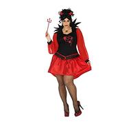 Atosa déguisement femme démon rouge XL