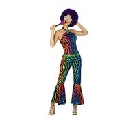 Atosa Déguisement femme Disco – Multicouleur – Taille M/L (40/42)