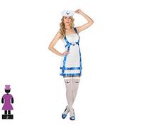 ATOSA déguisement femme marin blanc M