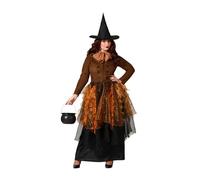 Atosa Déguisement Femme Sorcière Vintage Froufrous