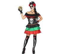 ATOSA déguisement femme squelette mexicain XXL