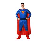 ATOSA déguisement héros comic bleu homme adulte super-pouvoirs XS