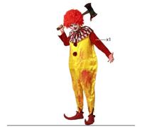 Atosa Déguisement Homme Clown Jaune Ronald