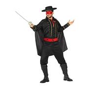 Atosa Déguisement Homme Zorro Bandit Masqué