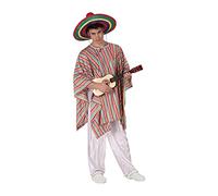 ATOSA déguisement mexicain poncho homme M