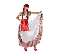 Atosa Déguisement femme mexicaine orange Taille M-L Enfants