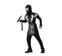 Atosa Déguisement Ninja Dragon Blanc Garçon (3-4 Ans) Multicolore