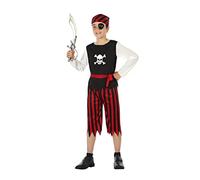 ATOSA déguisement pirate rouge et noir enfant garçon 3 a 4 años