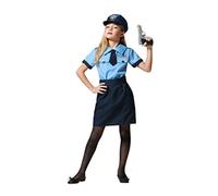 Atosa déguisement policière uniforme enfant fille 7 a 9 años
