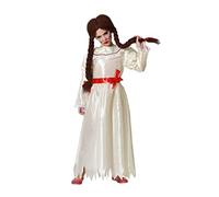 Atosa Déguisement poupée porcelaine fille 5 à 6 ans, Beige