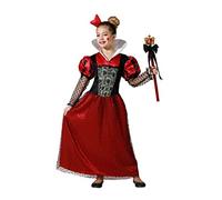 Atosa Queen Hearts Children Costume Rouge 10-12 Years Enfants