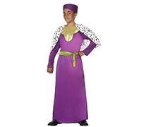 ATOSA déguisement roi mage enfant garçon violet 7 a 9 años