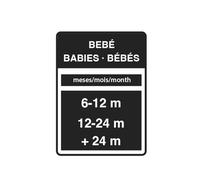 ATOSA déguisement squelette poncho mexicain bébé 24 meses