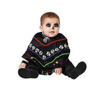 Atosa déguisement squelette poncho mexicain bébé 6 a 12 meses