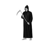 ATOSA déguisement tunique ténébreux avec capuche noire homme adulte M