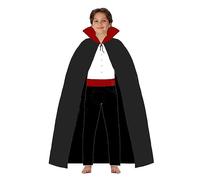 Atosa Déguisement vampire T-shirt blanc avec cape enfant 10 à 12 ans