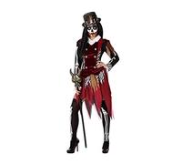 Déguisement Sorcière Vaudou Femme Xs / S Rouge