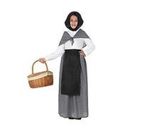 Atosa déguisement vieille enfant fille noir 7 a 9 años