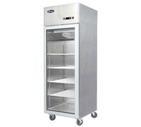 Frigo Vitré Professionnel 670 Litres Tropicalisé - Atosa - R600a - Acier inoxydable1670 730x800x2065mm NC