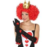 ATOSA gants coeurs noirs