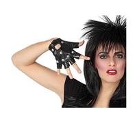 ATOSA gants punk rocker noirs