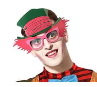 Atosa Lunettes chapelier Fou Amusant