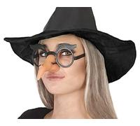 ATOSA lunettes nez et sourcils de sorcière halloween