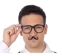 ATOSA lunettes noires et moustache