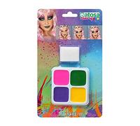 ATOSA maquillage carnaval quatre couleurs 20x12cm