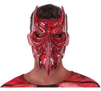 Atosa Masque d'Halloween en pvc Rouge Rouge Taille unique