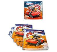 ATOSA pack 10 serviettes 33x33 cm hot wheels