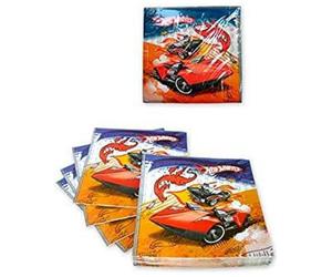 ATOSA pack 10 serviettes 33x33 cm hot wheels