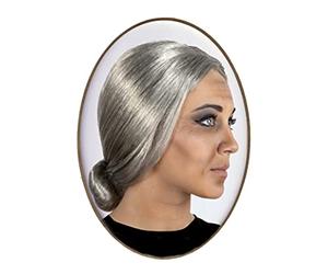 ATOSA perruque dame âgée gris