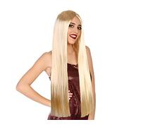ATOSA perruque lisse longue 80cm blonde
