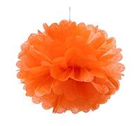ATOSA pompom 25 cm orange