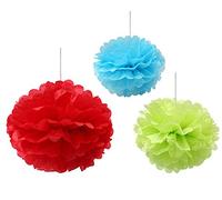 ATOSA pompom 3 pièces multicolore