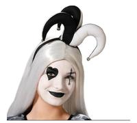 Atosa Serre-Tête Noir/Blanc Arlequin
