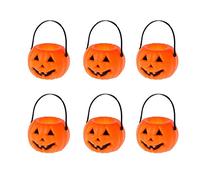 ATOSA set 6 citrouilles (25*13 cm)