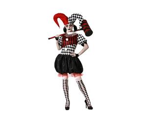 Atosa Sinister Harlequin Woman Costume Noir XL Enfants