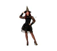 Atosa Witch Woman Costume Noir XL Enfants