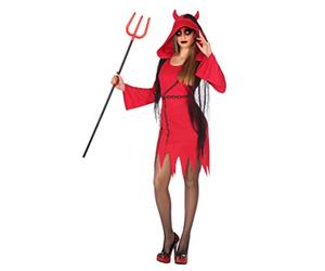 ATOSA Women's Devil Costume with Chains