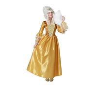 Déguisement Femme Marquise Courtisane Doré doré