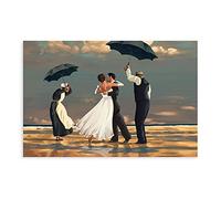 ATOT Poster sur toile Jack Vettriano The Singing Butler - Décoration pour chambre à coucher - Paysage sportif, bureau, chambre - Cadeau sans cadre : 30 x 45 cm