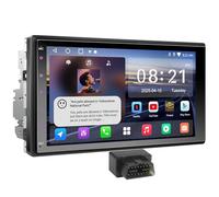 ATOTOEXCEL Android Autoradio 2 Din avec Carplay & Android Auto sans Fil, Scanner Bluetooth OBD2, 7" Écran Tactile Poste Radio Voiture, Navigation et Suivi GPS, Wi-FI/Bluetooth/USB, A5LG2B7T-S04