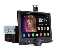 ATOTOZONE 10,1" FlexView Autoradio Android Adaptatif pour 1 Din et 2 Din, Écran Flottant ChatGPT AI Radio, Wi-FI/USB/Bluetooth, CarPlay & Android Auto sans Fil, EQ/DSP/RDS, Caméra de Recul