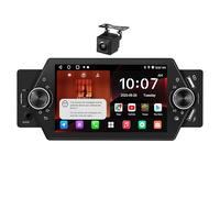 ATOTOZONE Android Autoradio 1 Din avec Carplay & Android Auto sans Fil, 5" Écran Tactile Poste Radio Voiture, Connexion WiFi/Bluetooth/USB, FM/AM/RDS, MirrorLink, LRV&Suivi GPS, Caméra de recul