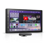 ATOTOZONE Android Autoradio 2 Din, 7" 4G+64G Récepteurs multimédia, CarPlay&Android Auto sans Fil, WiFi/BT/USB, Hi-FI DSP w/4V Pre-Outs, Chat IA & Suivi GPS, FM/RDS, S8 Gen4